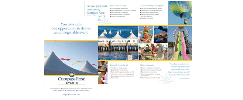 Compass Rose Events / Brochure